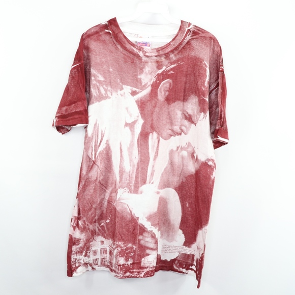 80s Gone with the Wind Mens Large All Over T Shirt - Picture 1 of 8